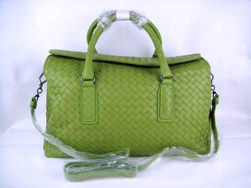 Bottega Veneta Lambskin Tote Bag 1028 Green